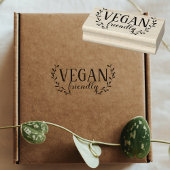 Vegan Friendly Food Vendor Business Rubber Briefma Gummistempel