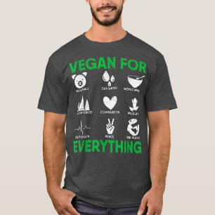 Vegan für alles Pflanze vegetarische Ernährung Veg T-Shirt