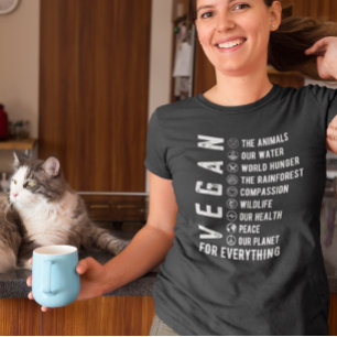 Vegan Für Alles Pflanzenbasierte Ernährung  T-Shirt