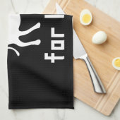 Vegan für das Leben Handtuch (Viertel Falte)