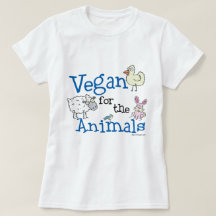 Vegan für den T - Shirt Tiere