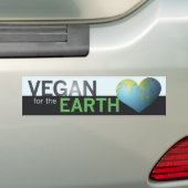 Vegan für die Erde Autoaufkleber (Auf Auto)