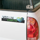 Vegan für die Erde Autoaufkleber (Auf Lkw)