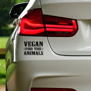 Vegan für die Tiere, Autodekor Aufkleber
