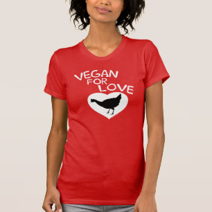 Vegan für Liebe T-Shirt