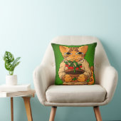 Vegan Gartenkatze Kissen (Stuhl )