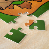 Vegan Gartenkatze Puzzle (Seite)