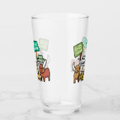 Vegan gehen glas (Rechts)