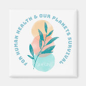 Vegan gehen magnet (Vorne)