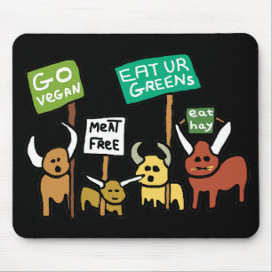 Vegan gehen mousepad