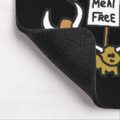 Vegan gehen mousepad (Ecke)