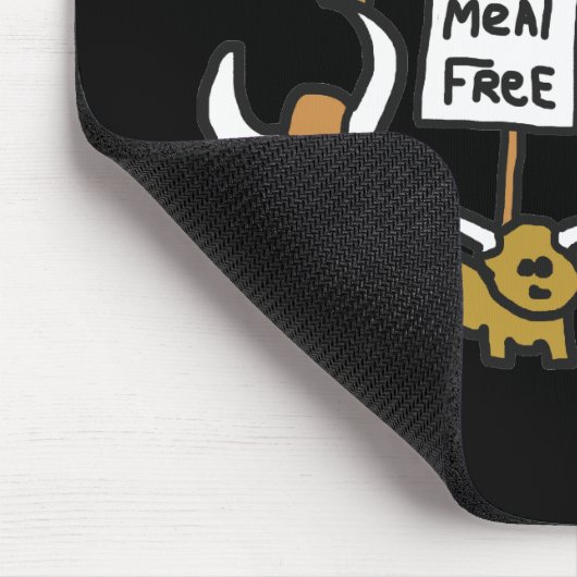 Vegan gehen mousepad (Ecke)