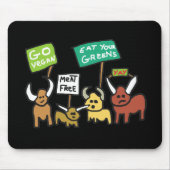 Vegan gehen mousepad (Vorne)