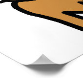 Vegan gehen poster (Ecke)