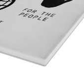 Vegan gehen schneidebrett (Ecke)