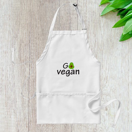 Vegan gehen schürze