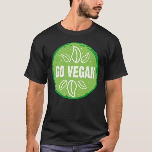 Vegan gehen T-Shirt (Vorderseite)