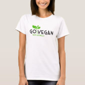 Vegan, Gerettet Tiere, grüner Aktivismus T-Shirt (Vorderseite)