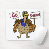 Vegan - Gespräche mit der Türkei Mousepad (Mit Mouse)