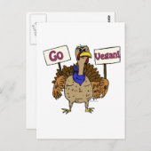 Vegan - Gespräche mit der Türkei Postkarte (Vorne/Hinten)