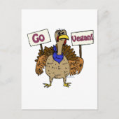 Vegan - Gespräche mit der Türkei Postkarte (Vorderseite)