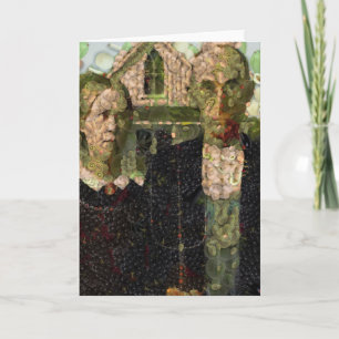 Vegan Gothic Fine Art Parodie Karte