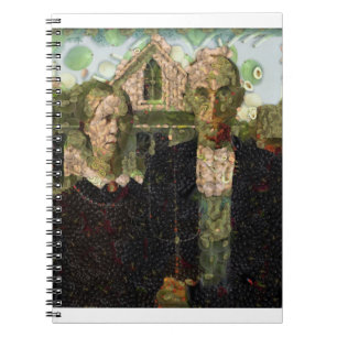 Vegan Gothic Fine Art Parodie Notizblock