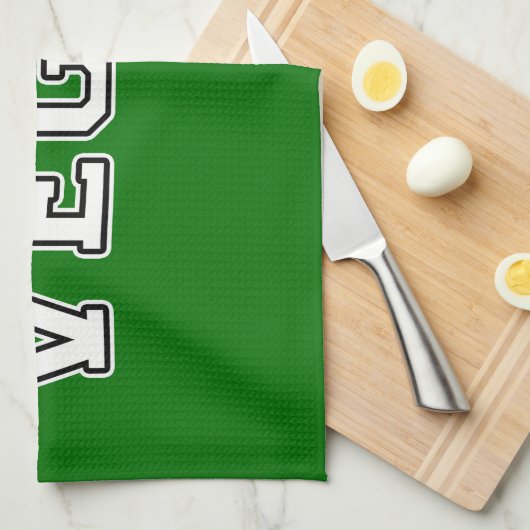 Vegan Handtuch (Viertel Falte)