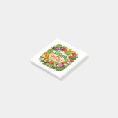 Vegan Hello Post‑It Notizen  (angewinkelt)