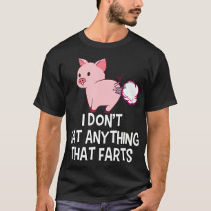 Vegan Ich Esse Nichts, Was Furzt Lustig Pro V T-Shirt