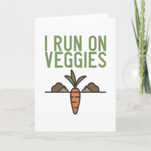 Vegan - Ich Laufe Auf Gemüse Karte