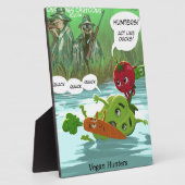 Vegan Jäger Funny Fotoplatte (Seite)