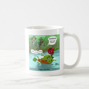 Vegan Jäger Funny Kaffeetasse
