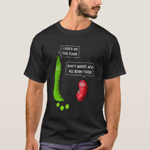Vegan Joke Vegetarian Peas Veganer Spaß T-Shirt