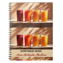 Vegan Juice Foto Nutritionist Notes Personalisiert Notizblock