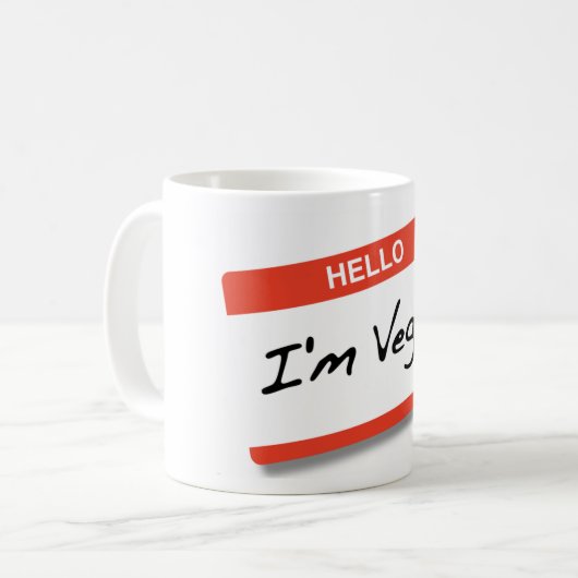 VEGAN KAFFEETASSE (Vorderseite Links)