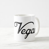 Vegan Kaffeetasse (VorderseiteRechts)