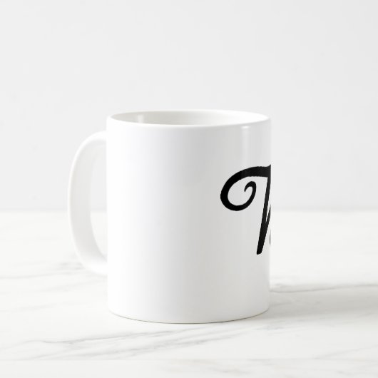 Vegan Kaffeetasse (Vorderseite Links)