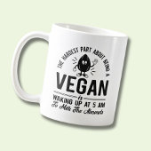 Vegan kaum, Milk the Almonds, Funny Vegan Kaffeetasse