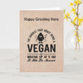 Vegan kaum, Milk the Almonds, Funny Vegan Karte (Gelbe Blume)