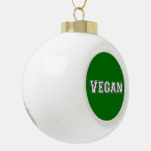 Vegan Keramik Kugel-Ornament (Links)
