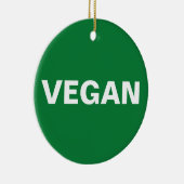 VEGAN KERAMIK ORNAMENT (Rechts)