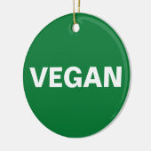 VEGAN KERAMIK ORNAMENT (Links)