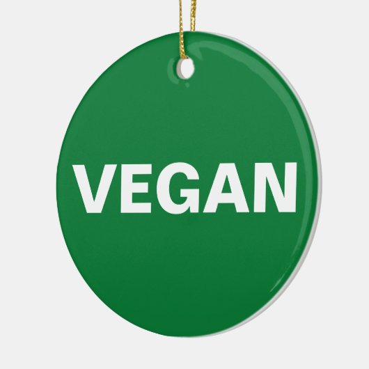 VEGAN KERAMIK ORNAMENT (Links)