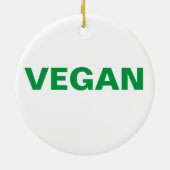 VEGAN KERAMIK ORNAMENT (Hinten)