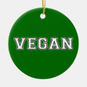 Vegan Keramik Ornament (Vorne)