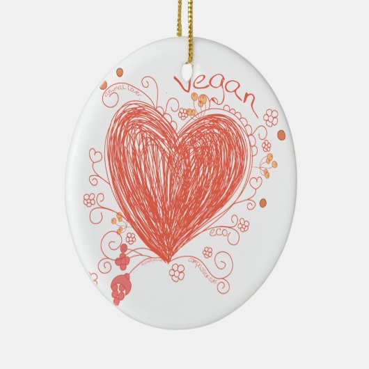 Vegan Keramikornament (Rechts)