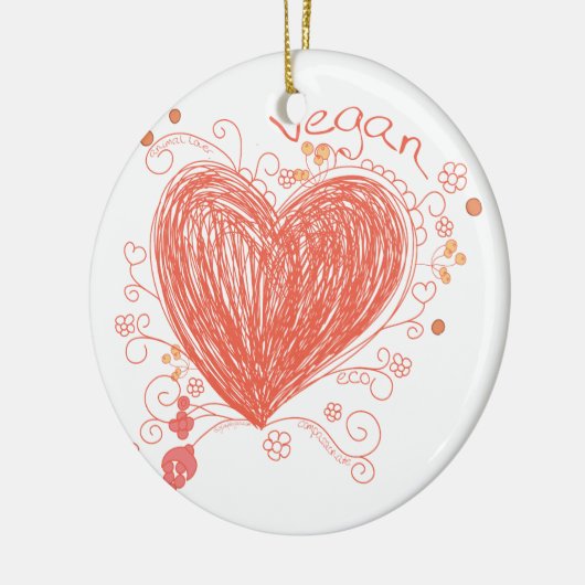 Vegan Keramikornament (Links)