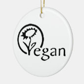 Vegan Keramikornament (Links)