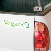 Vegan (Leaf): Autoaufkleber (Auf Lkw)